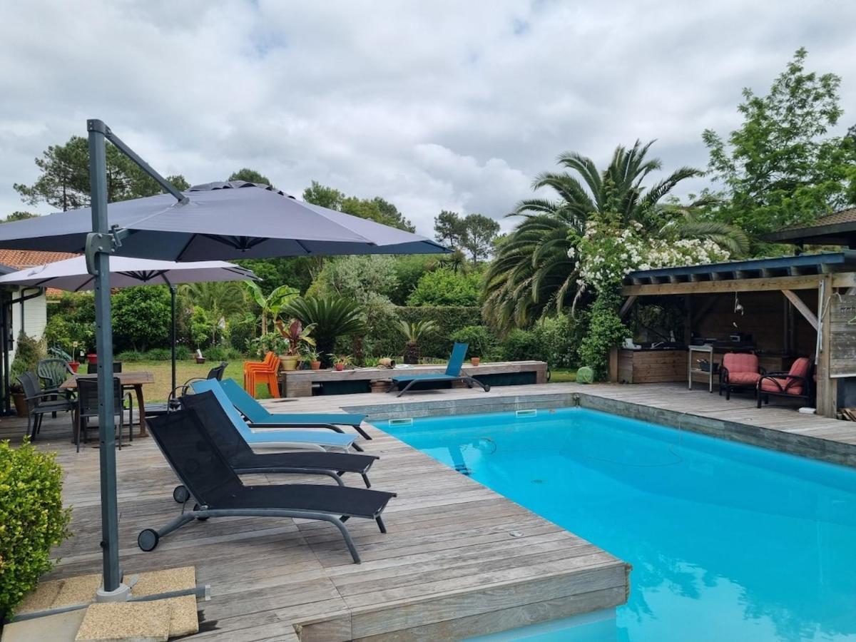 Villa House With Heated Pool And Jacuzzi Soorts-Hossegor Exterior foto