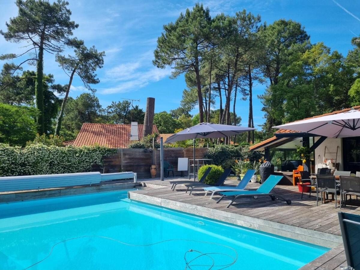 Villa House With Heated Pool And Jacuzzi Soorts-Hossegor Exterior foto