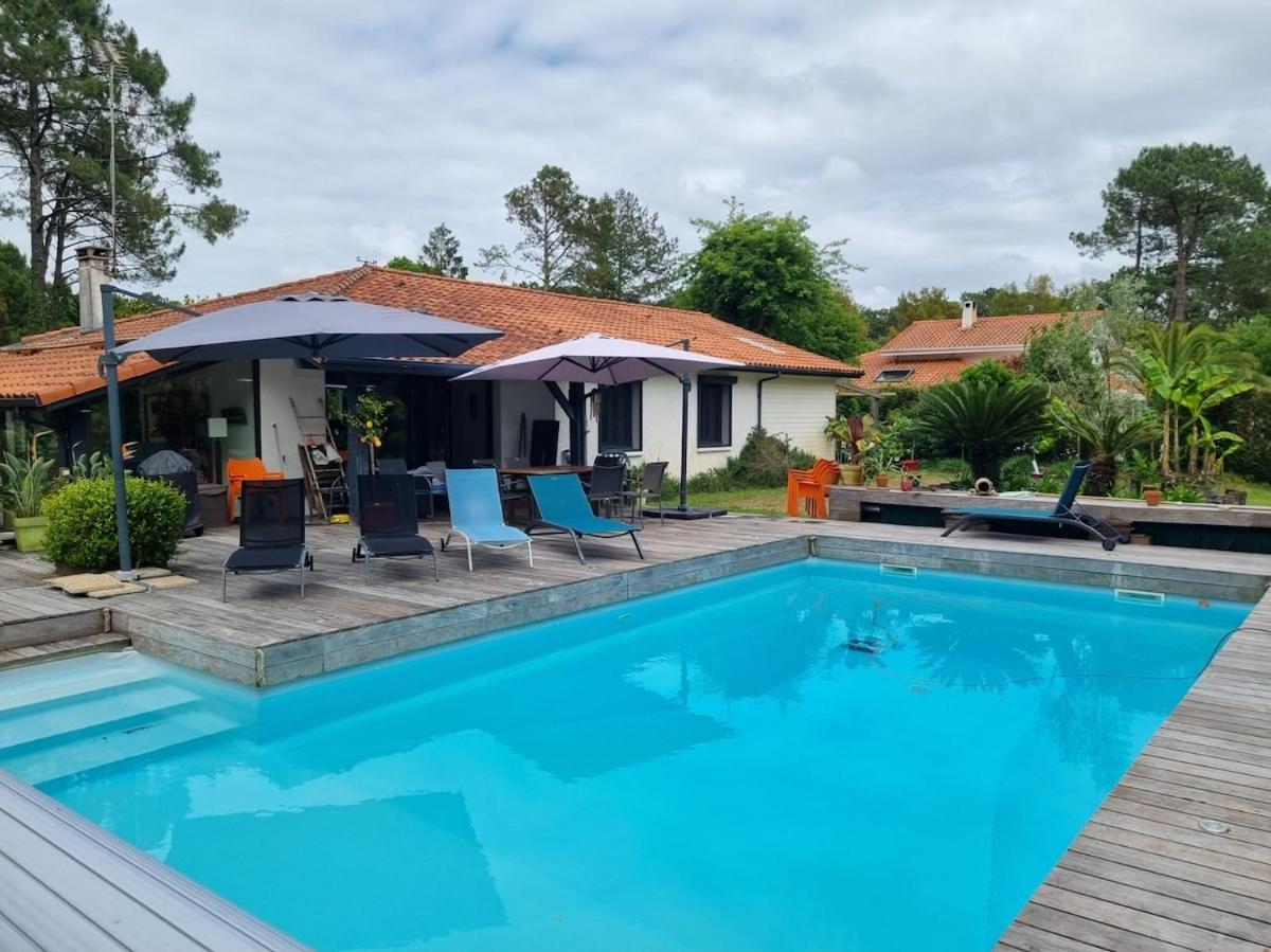 Villa House With Heated Pool And Jacuzzi Soorts-Hossegor Exterior foto