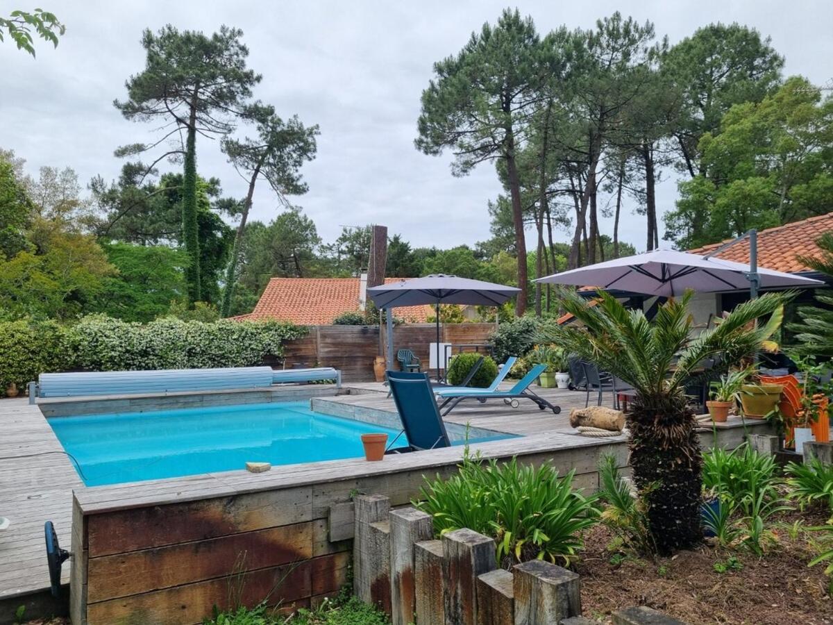 Villa House With Heated Pool And Jacuzzi Soorts-Hossegor Exterior foto